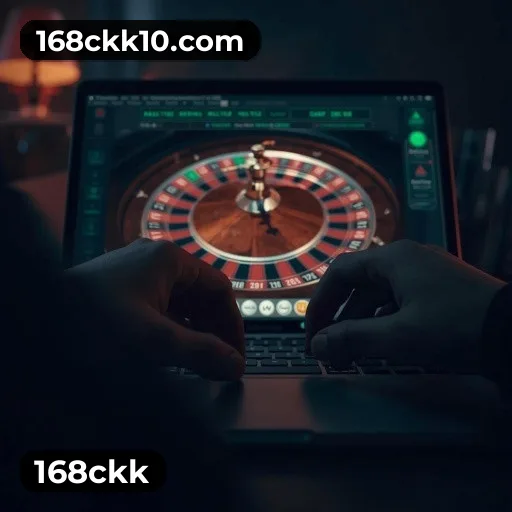 App 168ckk para iOS e Android — interface mobile, login biométrico e PIX integrado